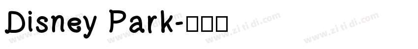 Disney Park字体转换